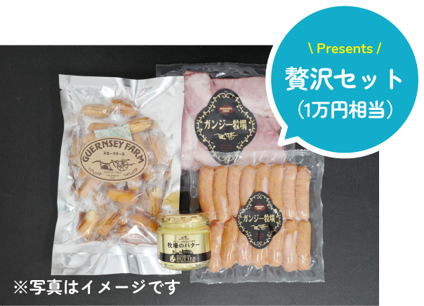 贅沢セット1万円相当プレゼント