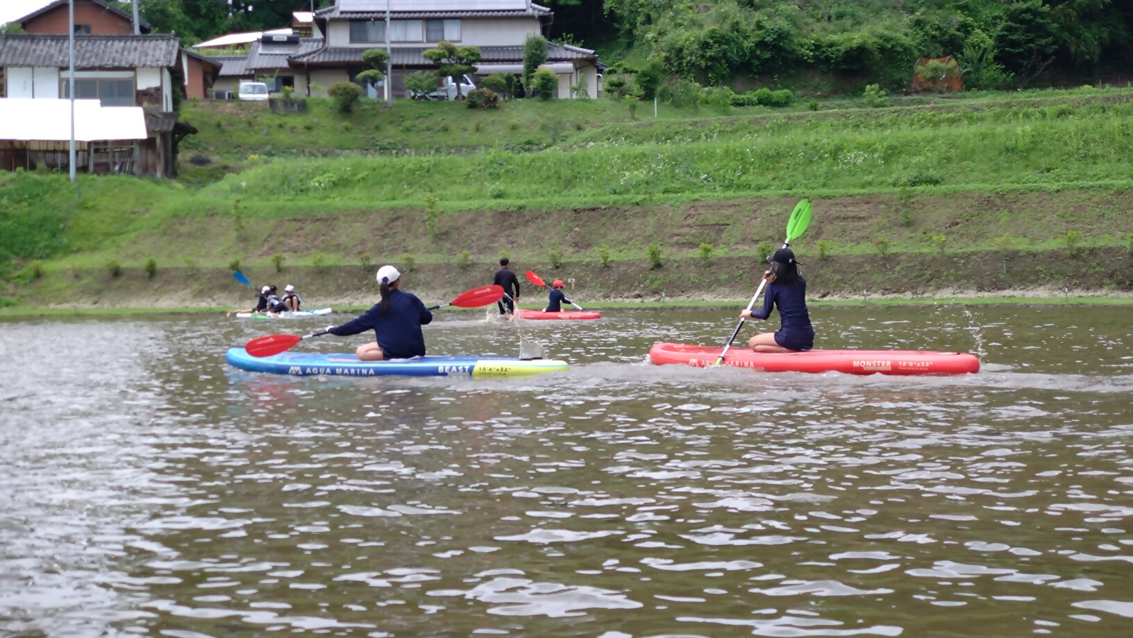 MTSC　丸山田んぼでサップクラブ 2ptの様子