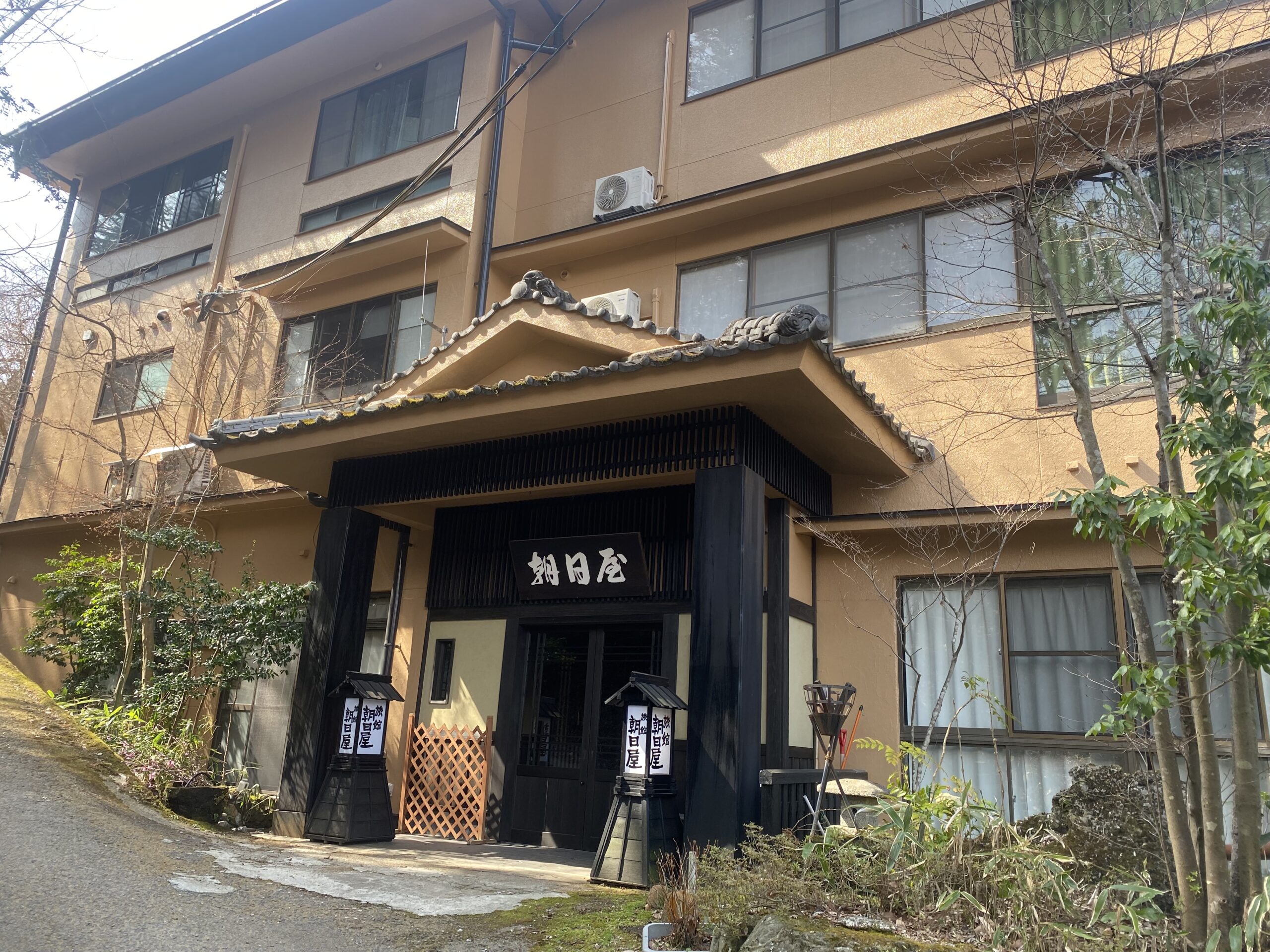 朝日屋旅館　3ptの様子